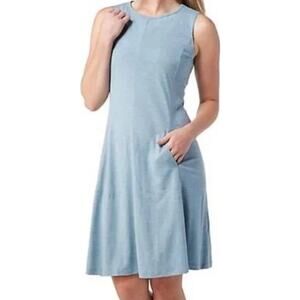 Smartwool Everyday Exploration Dress Merino Wool Tank Storm Blue Heather M